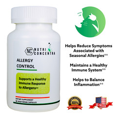 Allergy Control, Reduce Cellular Histamine, Biomedical Formula, 90 Capsules.