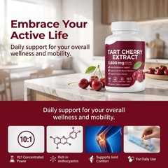 Good Grove Tart Cherry Extract Joint & Sleep Herbal Supplement