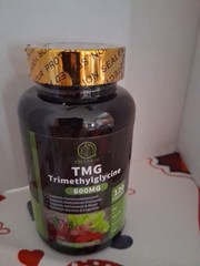 TMG (Trimethylglycine) Supplement Capsules 600mg, with Ginkgo & Vitamin B6 3/27