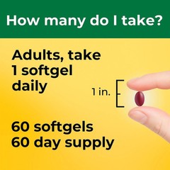 Nature Made Vitamin D3 K2 5000 IU Softgels125 mcg Dietary Supplement 60ct