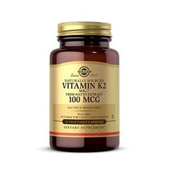 Solgar Naturally Sourced Vitamin K2 MK-7 100 mcg 50 Vegetable Capsules
