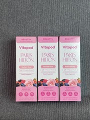 Lot of 3 VITAPOD Paris Hilton Refill Pods Radiant Rose 7 Pods In box, 21 Total