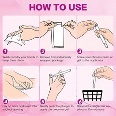32 Pack Disposable Vaginal Cream Applicators for Women, Suppository Applicato…