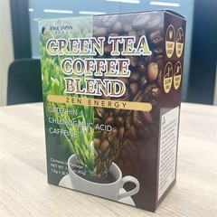 FINE JAPAN Green Tea and Coffee Blend Powder/Catechins and Chlorogenic Acid/M…