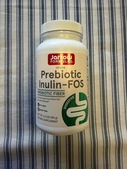 2 X Jarrow Foru Inulin FOS powder, fiber powder from chicory root,