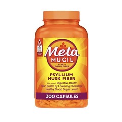 , Psyllium Husk Capsules, 300 Capsules, 3-in-1 Fiber Supplement, Daily Psylli…