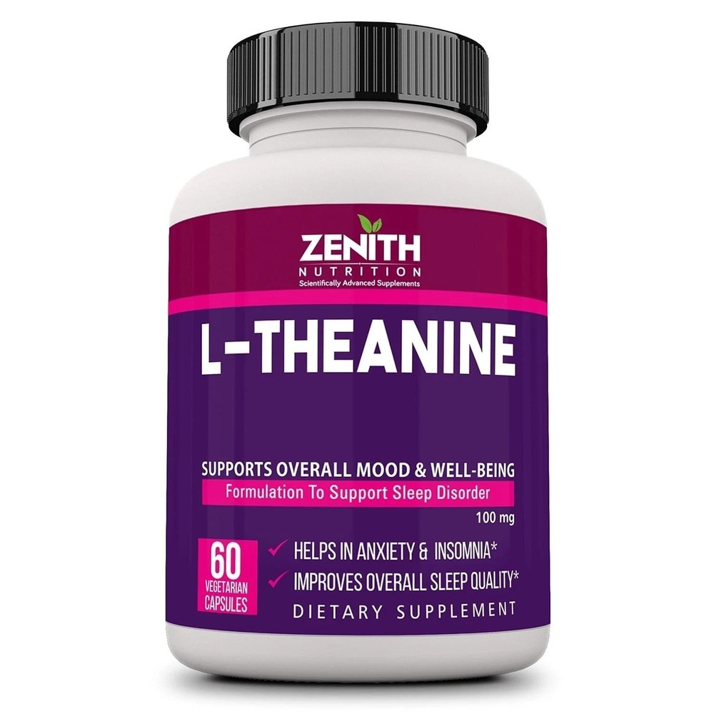 Zenith Nutrition L-Theanine 100mg – 60 Capsules v218