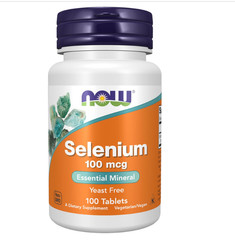 NOW Supplements, Selenium (L-Selenomethionine) 100 Mcg, Essential Mineral*, 100