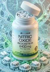 Nitric Oxide Booster Capsules 2400mg Per Serving Best Quality-=