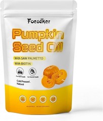 Pumpkin Seed Oil 3000mg Softgels | Cold Pressed Virgin | Saw Palmetto | 300 Coun