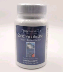 Zinc Picolinate 60 Veg Caps By Nutricology/ Allergy Research Group