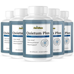 Quietum Plus- Nootropic Supplement– Brain Health & Nerve Support- 4 Bottles
