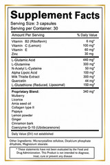 L Glutathione Collagen Skin Renewal Glow-enhancing Dark Spots 90 Capsules Vit C