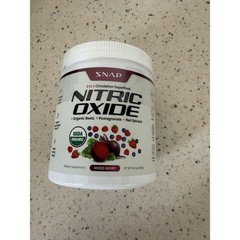 Snap Nitric Oxide Mixed Berry Flavor 8.8 oz Powder Circulation Superfood 07/2027