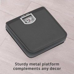 Health o meter 330 lb Compact Dial Bathroom Scale Sturdy Metal Platform