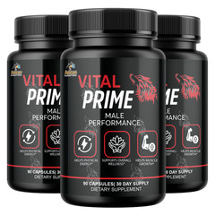 Vital Prime- Bodybuilding & Men’s Health Support- 3 Bottles- 270 Capsules