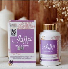 Juliet EVE Supplement by SATIN SKINZ 60 Capsules Bottle.