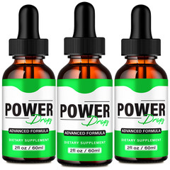 (3 Pack) Power Drops for Men, Power Liquid Drops Prostate Health Supplements