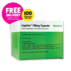 LEGALON 140mg By Madaus Germany Traditionally Used For Liver 100 Capsules