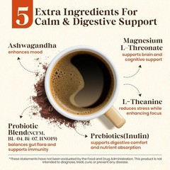 Fidus 16 in 1 Mushroom Coffee with 80,000mg 40 Servings (Pack of 1)