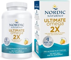 Nordic Naturals Ultimate Omega 2X 180 Soft Gels Without Box – Extra Strength