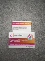 Vh Essentials Probiotics With Prebiotics And Cranberry 60 Caps For Women Health