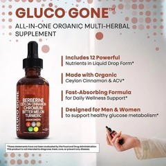 2 Bottles Clean Nutra Berberine with Ceylon Cinnamon Supplement Liquid Drops NEW