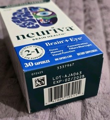 *BRAND NEW* Neuriva Brain + Eye Dietary Supplement Capsules 30 Ct Exp 02/2028