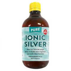Healthwest Colloidal / Ionic Silver – 500ml Glass bottle