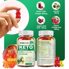 Keto BHB Gummies Diet ACV Weight Loss Night Time Fat burner Appetite Suppressant