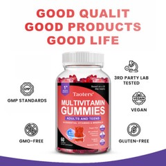 Multivitamin A, C, D, E, B12, B6 And B2+ Immune Support, Promote Bone Growth