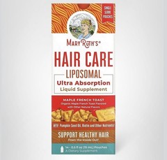 Hair Care Liposomal, Maple French Toast, 14 Pouches, 0.5 fl oz (15 ml) Each