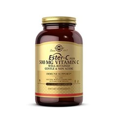 SOLGAR Ester-C Plus 500 mg Vitamin C (Ester-C Ascorbate Complex) 250 Vegetable