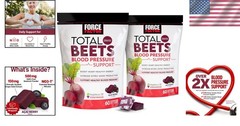 Total Beets Blood Pressure Support Supplement – Acai Berry Chewables, 240 Count
