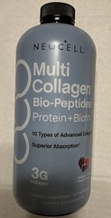 NEOCELL. MULTI. COLLAGEN BIO-PEPTIDES PROTEIN -BIOTIN Liquid New. Exp4/2028