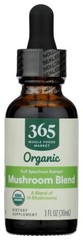 3-PACK 365 WHOLE FOODS MARKET Organic Full Spectrum Extract Mushroom Blend 1 FL
