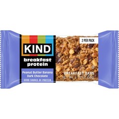 KIND Breakfast Protein Bars, Peanut Butter Banana 6 Count (12 Bars), No Color