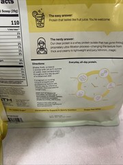 (2 Pack) Oath Nutrition Clear Whey Protein Powder Lemonade 21 Servings EXP 04/27
