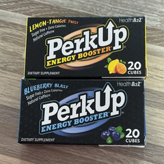HealthA2Z PerkUp Energy Booster Cubes 20 Sugar Free 50mg Lemon/Blueberry