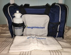 BRAND NEW Weight Watchers WW Vintage 90’s Gym Duffle Bag With Towel And Cup