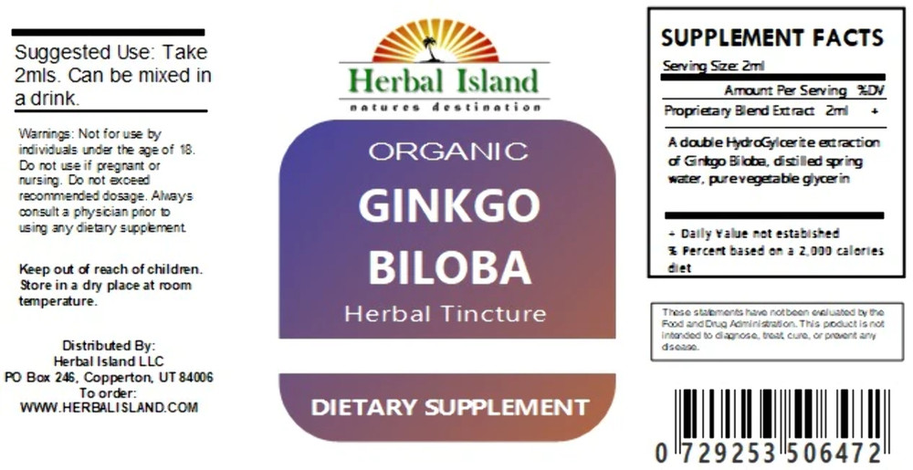 Ginkgo Biloba Extract – Alcohol Free