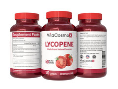 VitaCosmoX Lycopene 50mg Antioxidant & Prostate Health Support 180 Capsules