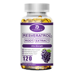 Resveratrol 1200mg High Abosorption Natural Anti Antioxidant ，Overall Wellness