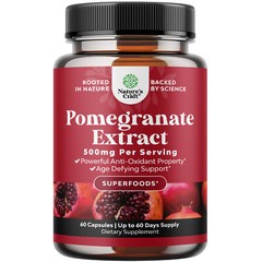 Pomegranate Extract Capsules Antioxidant Supplement for Heart Health Joint 60ct