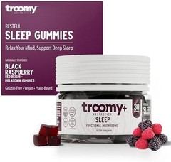 Troomy Sleep Gummies Reishi Mushroom Natural Sleep Aid 60 Count