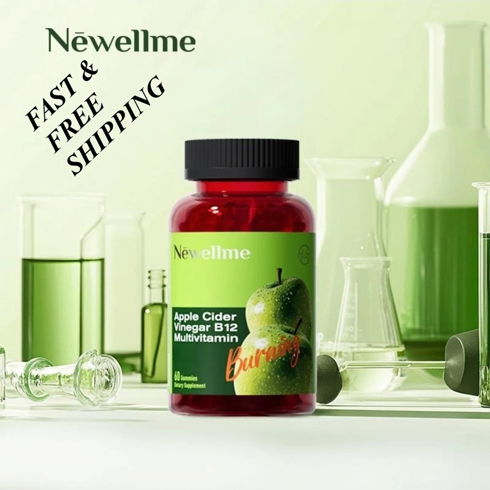 NEWELLME Apple Cider Vinegar Gummy Energy and Gut Health – Supports Digestion