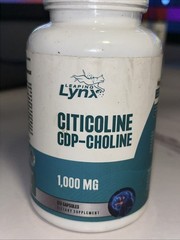Leaping Lynx Citicoline 1000 mg (CDP Choline) Capsules 120 Count (Pack of 1)