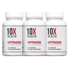 3pk 10X Health Optimize Ship Multivitamin 90 Caps Free Methylated 2026