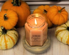 Pumpkin Pie Scented Blended Soy Candle by Just Makes Scents (8 oz) One Candle