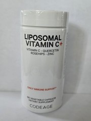 Codeage Liposomal Vitamin C Quercetin Rosehips Zinc 180 Capsules Exp: 02/2028